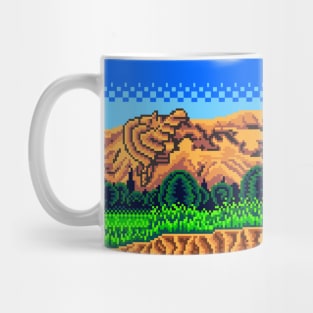 Pixel Art of Ara Mountain Mug